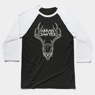 Arkan Sawyer Deer Skull Baseball T-Shirt